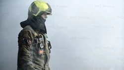 Пожар в гараже тушили вечером 12 июля в Поронайске