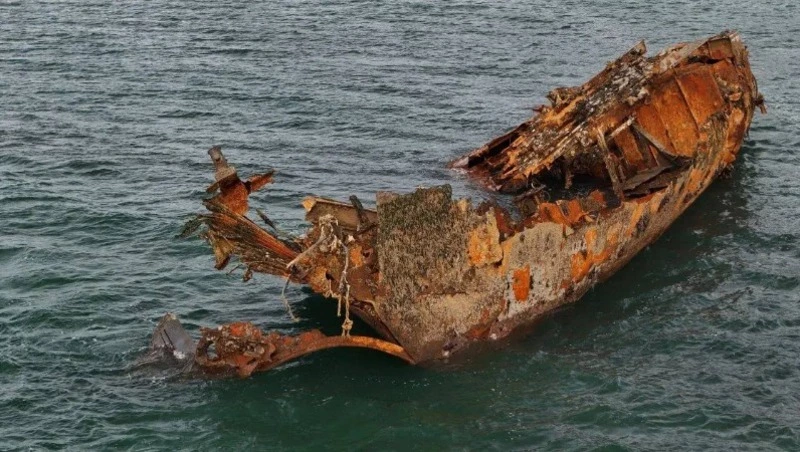 Два затонувших судна уберут у побережья Стародубского до конца года