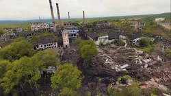 Руины японского бумзавода на Сахалине показали с высоты птичьего полета 