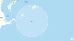 Землетрясение магнитудой 3,4 произошло у берегов Южных Курил