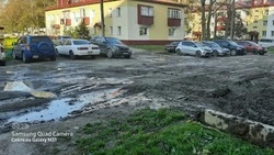 «Об асфальте и не мечтаем»: жительница Троицкого показала грязь в своем дворе