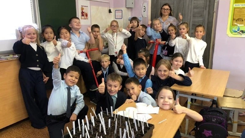 Экологический урок провели для первоклассников Южно-Сахалинска