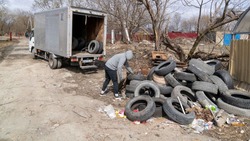 Более двух тысяч покрышек вывезли из Южно-Сахалинска в ходе весенней уборки