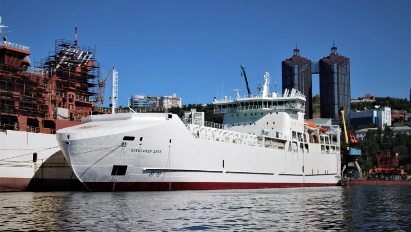 Новейший паром в 2023 году выйдет на переправу Сахалин – материк