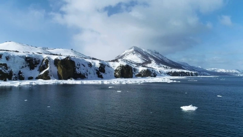 Краеведы. Ледопады бухты Тихой