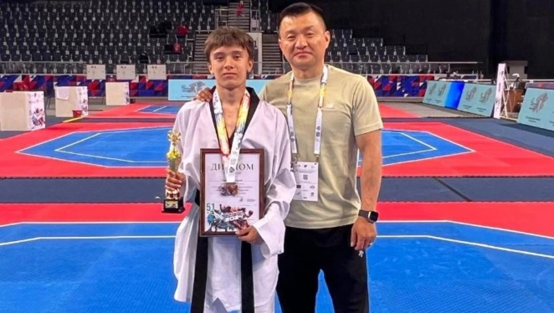 Тхэквондист с Сахалина завоевал бронзовую медаль Спартакиады учащихся России