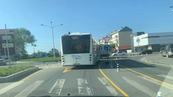 Водители не одобрили новую разметку на кольце Ленина — Украинская в Южно-Сахалинске