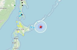 Землетрясение магнитудой 4,3 зарегистрировали на Курилах утром 1 августа