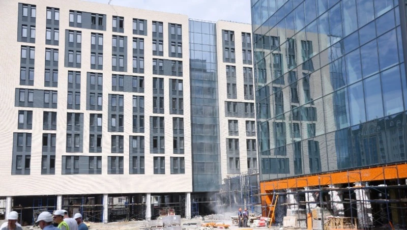 Строительство студенческого кампуса «СахалинТех» вышло на финишную прямую