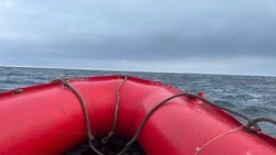 К спасению рыбаков со льдины в Долинском районе привлекли вертолет