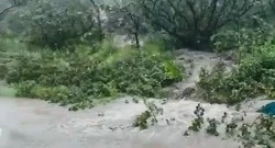 Появилось новое видео с места разлива реки в Северо-Курильске