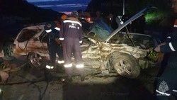 Страшные кадры с места смертельного ДТП на юге Сахалина появились в сети