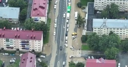 Последствия ливня в Южно-Сахалинске показали с высоты полета дрона