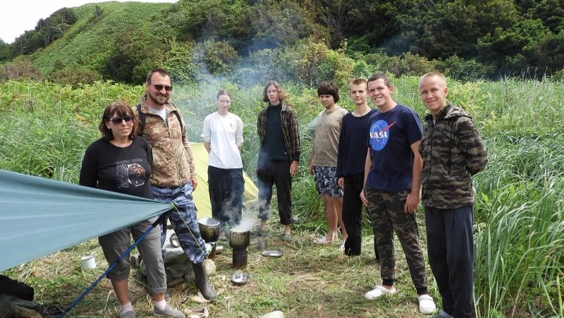 Юные биологи из Москвы в течение месяца изучали природу заповедника «Курильский»