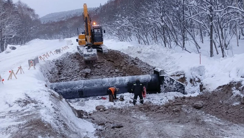 Замену водопропускных труб и асфальта организуют на трассе Тымовское — Александровск-Сахалинский