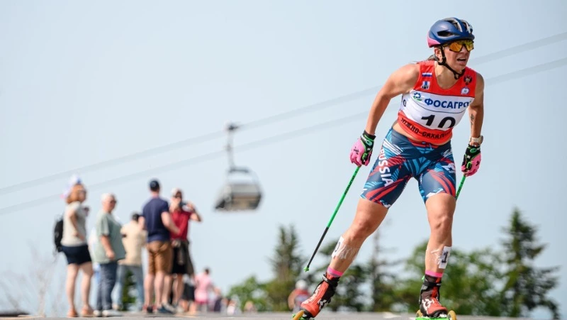 Сахалинский спортсмен Данил Нечипоренко взял серебро на этапе Кубка России по лыжероллерам