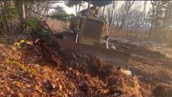 Трассу для лыжного марафона расширили в селе Лесном Сахалинской области 