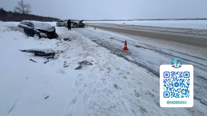 Два человека пострадали в ДТП на трассе Южно-Сахалинск — Оха