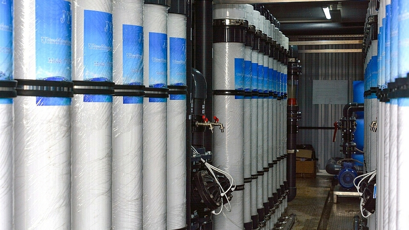 На Солнцевском разрезе Сахалина установили мобильную водоочистную станцию