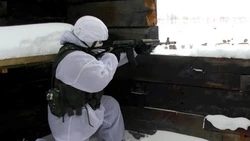 Мотострелки ВВО отработали ведение боя в городских условиях на сахалинском полигоне