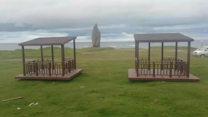 В излюбленном месте курильчан появились новые крытые беседки