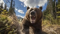 В Японии медведь напал на российского туриста, гулявшего по лесной тропе 
