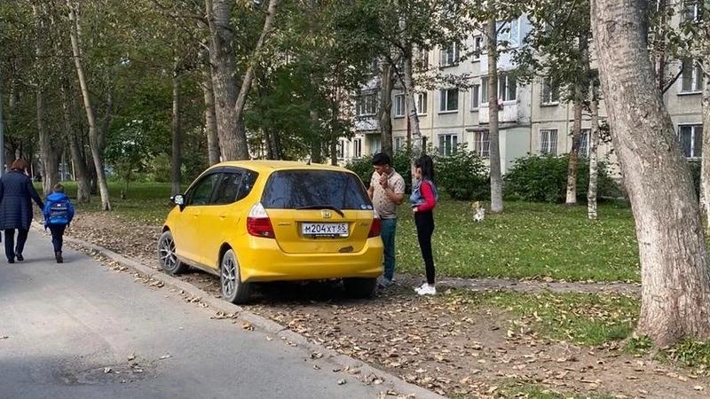 В Южно-Сахалинске двух автохамов оштрафуют по фото