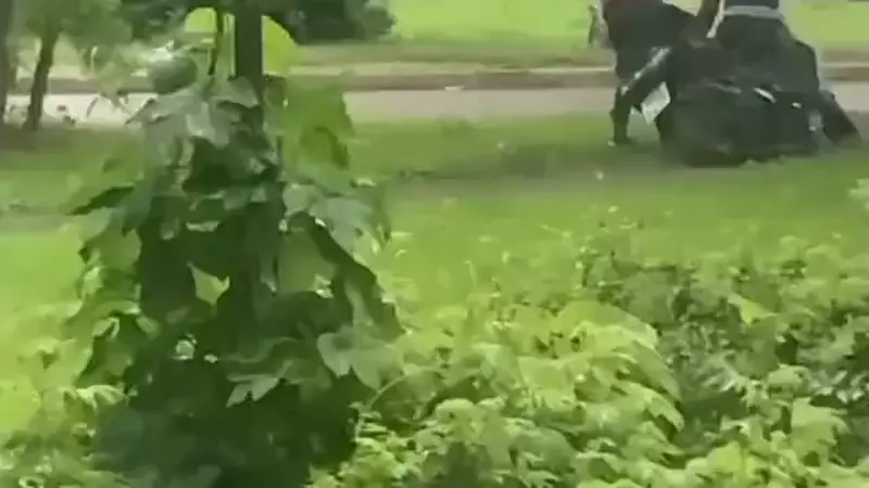 «Вот такое доброе утро». На глазах у соседей сахалинцы угнали мопед