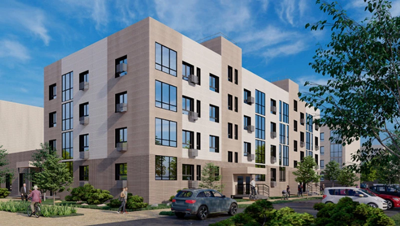 Дома с японским фасадом достраивают на окраине Южно-Сахалинска