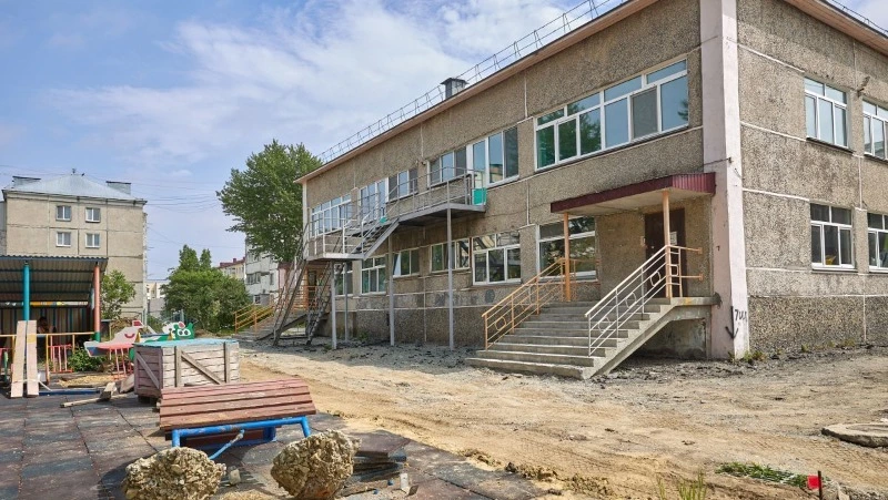 Детский сад «Веснушка» обновят до конца ноября в Южно-Сахалинске