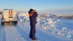 Спасатели эвакуировали рыбаков с треснувшего льда в Стародубском