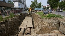 Мэр Южно-Сахалинска проинспектировал участок Комсомольского коллектора