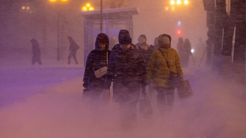 Сильный снег ожидается в десяти районах Сахалинской области на выходных