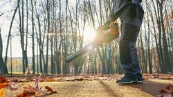 Житель Корсакова украл с площади воздуходувку дворников