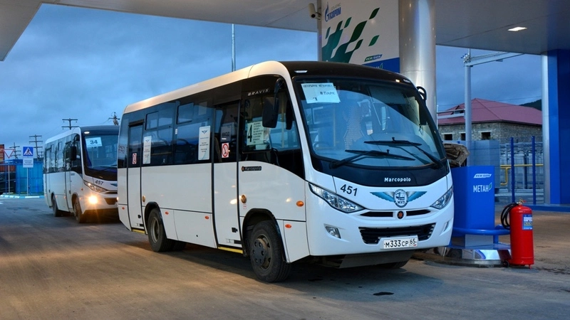 Власти Сахалина рассчитывают, что к концу 2018 года 450 машин перейдут на газ