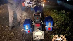 Водитель мотоцикла получил травмы после столкновения с Honda N-WGN в Анивском районе