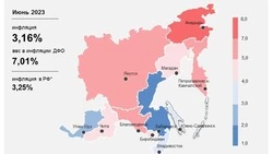 Уровень инфляции на Сахалине остался ниже среднего в РФ в июне 2023 года