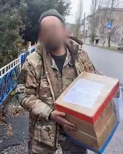 Боец СВО поблагодарил Сахалин за полученный новогодний подарок