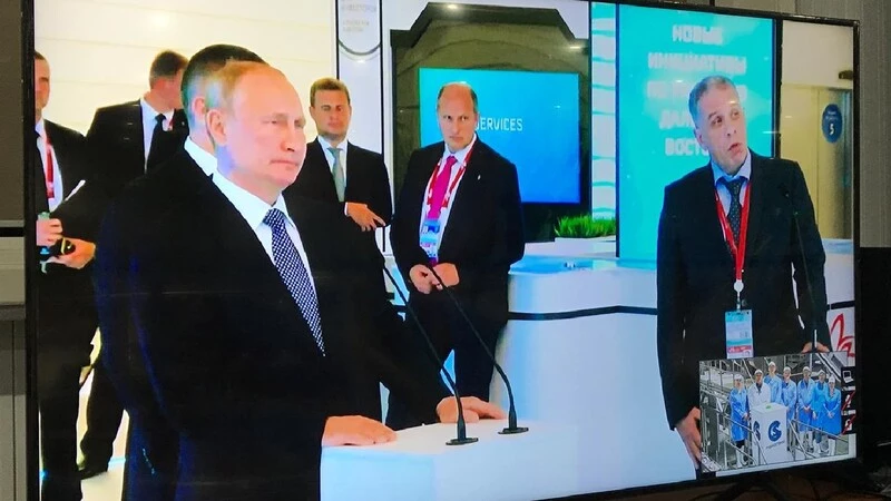 Путин запустил на Шикотане крупнейший в России завод переработки рыбы