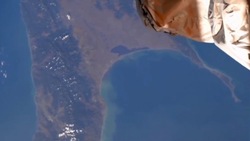 Часть Сахалина из космоса сняли российские астронавты