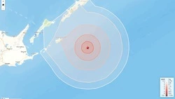 Землетрясение магнитудой 4,1 зафиксировали в районе Южных Курил