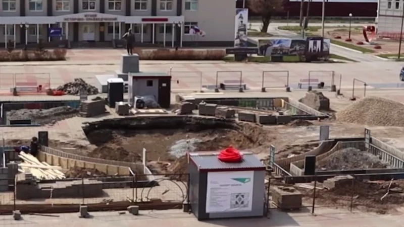 Центральную площадь в Невельске обновят благодаря нацпроекту уже к 1 августа