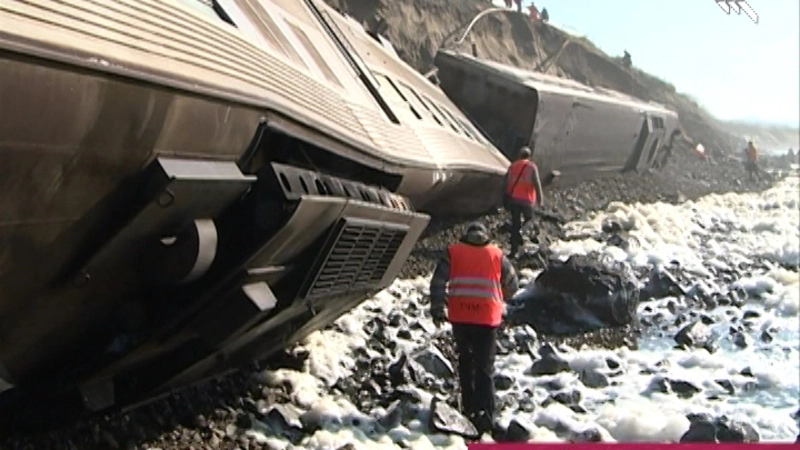 Крушение поезда глазами очевидцев