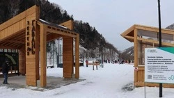 Мэр Дмитрий Любчинов проверил работу пункта проката экопарка в Холмске 