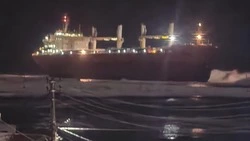 Спасатели готовы помочь китайскому сухогрузу на мели у Сахалина