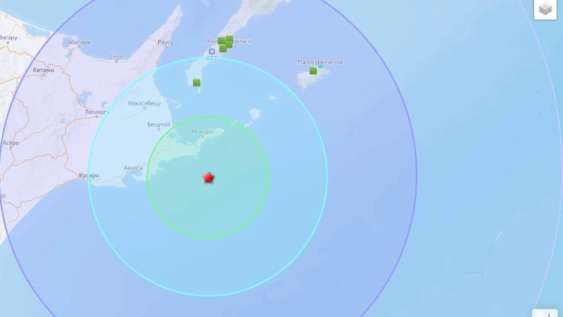Тряслись стены: землетрясение магнитудой 5,8 ощутили жители Курил