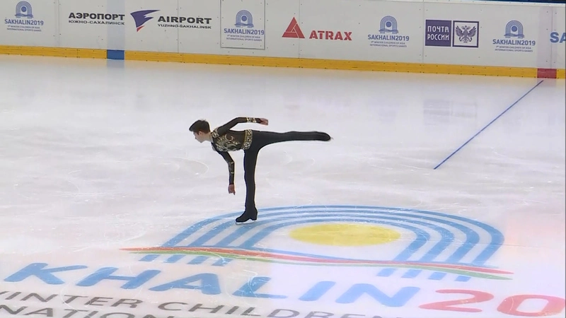 Дети Азии. Фигурное катание, юноши, короткая программа. Запись от 14 февраля