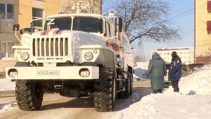 Проблемы с водой в Углегорске — Центр внимания 1 февраля
