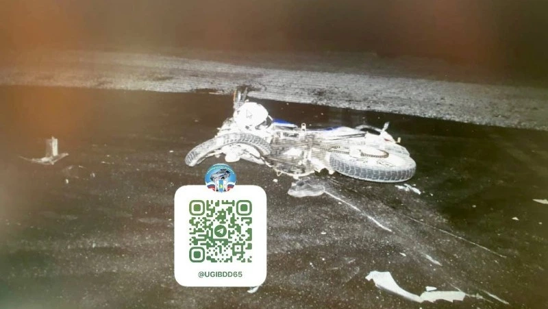 В Невельском районе мотоциклист без прав спровоцировал ДТП, в котором сам и пострадал