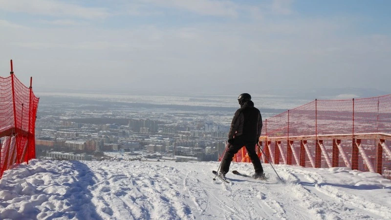 На «Горном воздухе» открыли безопасную трассу и обновленную эстакаду